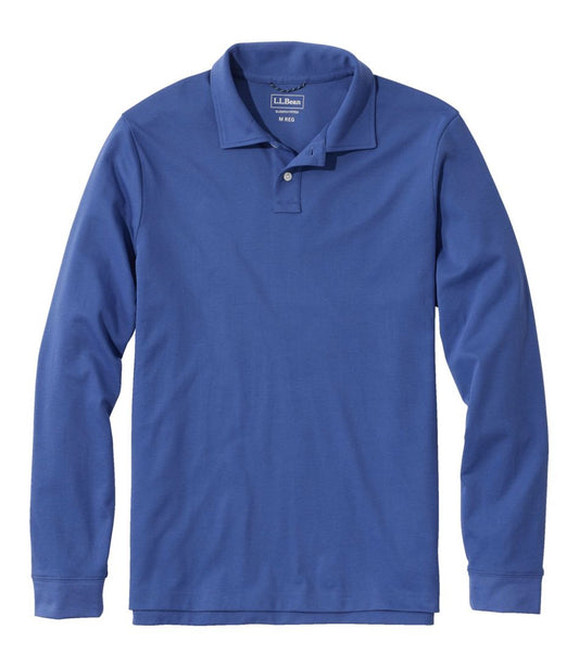 Men's Comfort Stretch Performance® Polo, Long-Sleeve, Slightly Fitted L.L.Bean Featured