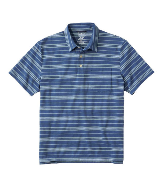 Men's Lakewashed Performance Polo, Short-Sleeve, Stripe L.L.Bean Popular