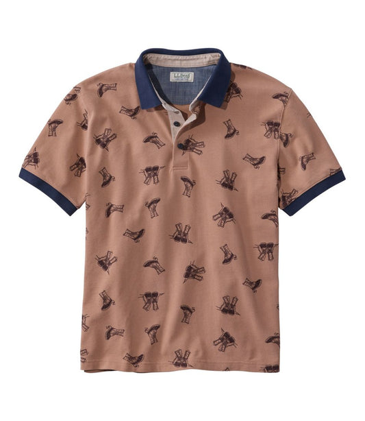 Men's Casco Bay Rugged Polo, Short-Sleeve, Print L.L.Bean Value