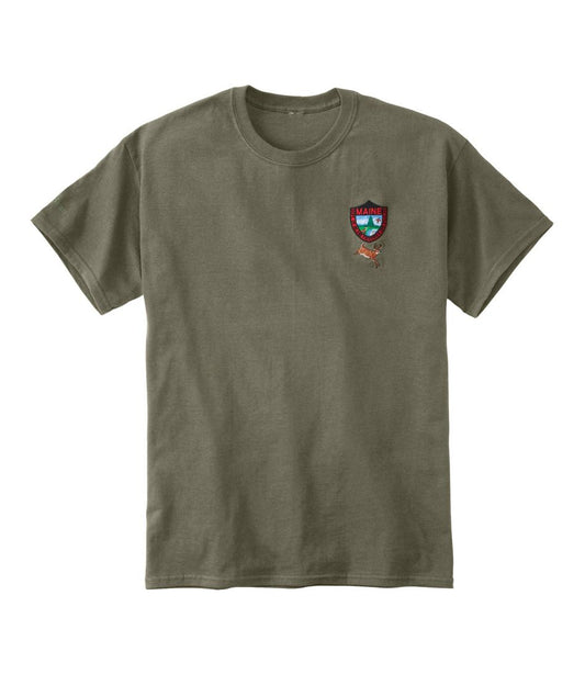 Men's Maine Inland Fisheries and Wildlife Tee, White-Tailed Deer L.L.Bean Top Pick