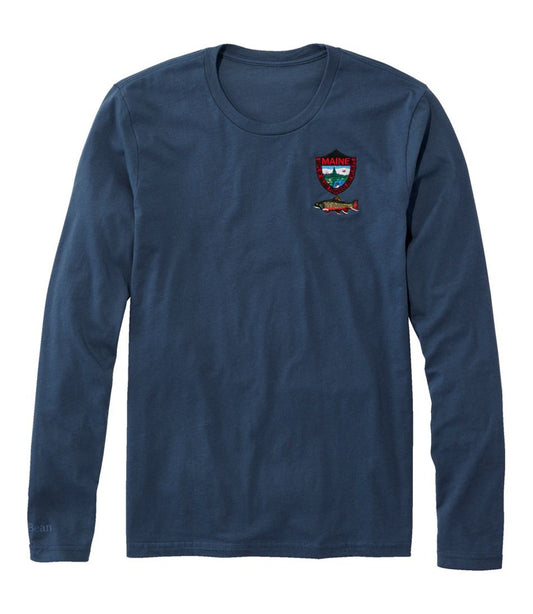 Men's MIF&W Tee, Long-Sleeve Brook Trout L.L.Bean Recommended