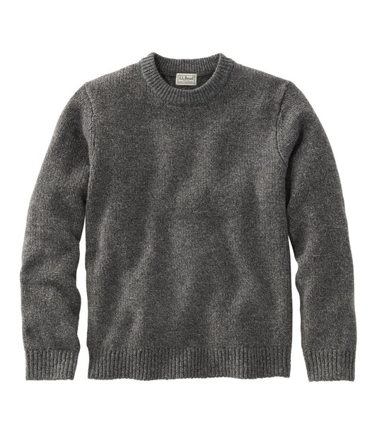 Men's Bean's Classic Ragg Wool Sweater, Crewneck L.L.Bean Trending