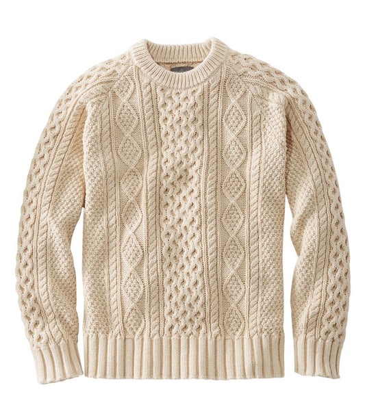 Men's Signature Cotton Fisherman Sweater L.L.Bean Value