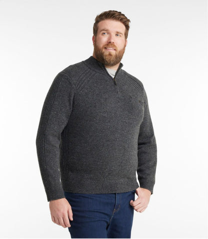 Men's Rangeley Merino Sweater, Quarter-Zip L.L.Bean Everyday