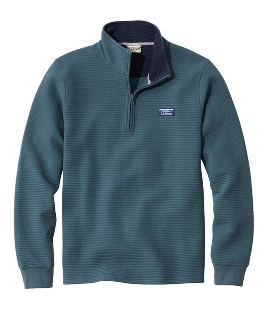 Men's Lakewashed Double-Knit Quarter-Zip Pullover L.L.Bean Top Pick