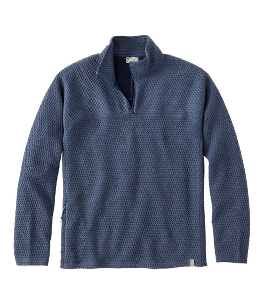 Men's Ridgeknit Pullover, Quarter-Zip L.L.Bean New