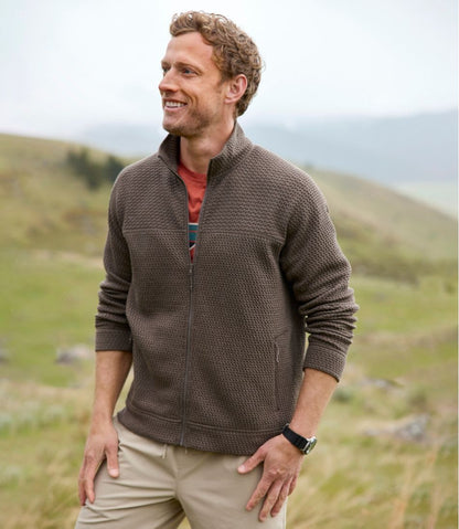 Men's Ridgeknit Full-Zip Jacket L.L.Bean Featured