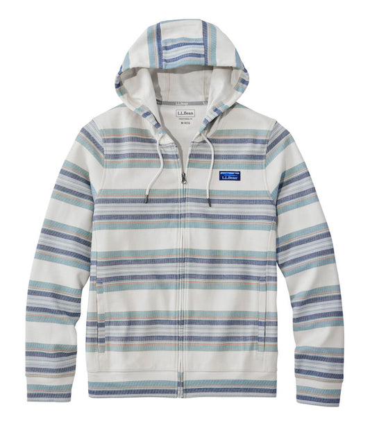Men's Comfort Stretch Performance® Piqué, Full-Zip Hoodie, Stripe L.L.Bean Best Seller