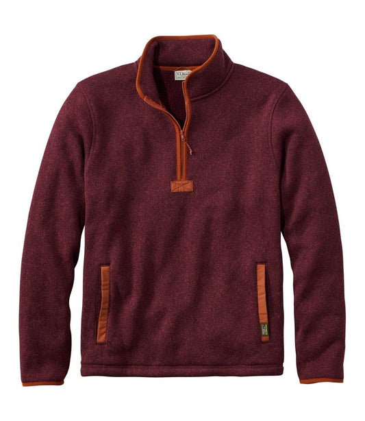 Men's Bean's Sweater Fleece Half-Zip Pullover L.L.Bean Everyday