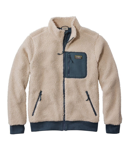 Men's Bean's Sherpa Fleece Jacket L.L.Bean New
