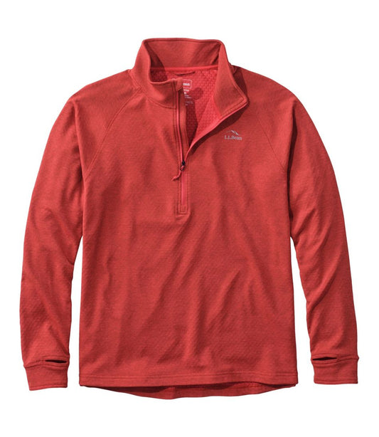 Men's Adventure Grid Fleece, Quarter-Zip L.L.Bean Featured