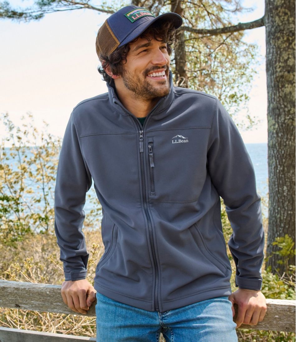 Men's Bean's Windproof Softshell Jacket L.L.Bean Popular