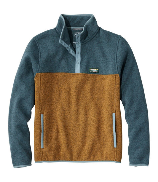 Men's L.L.Bean Sweater Fleece Pullover, Colorblock L.L.Bean Trending