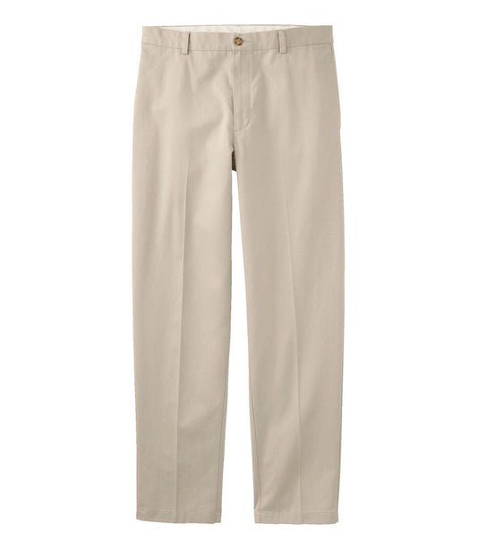 Men's Wrinkle-Free Double L® Chinos, Classic Fit, Plain Front L.L.Bean New