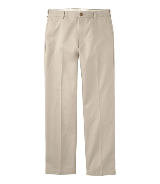 Men's Wrinkle-Free Double L® Chinos, Natural Fit, Plain Front L.L.Bean Best Seller