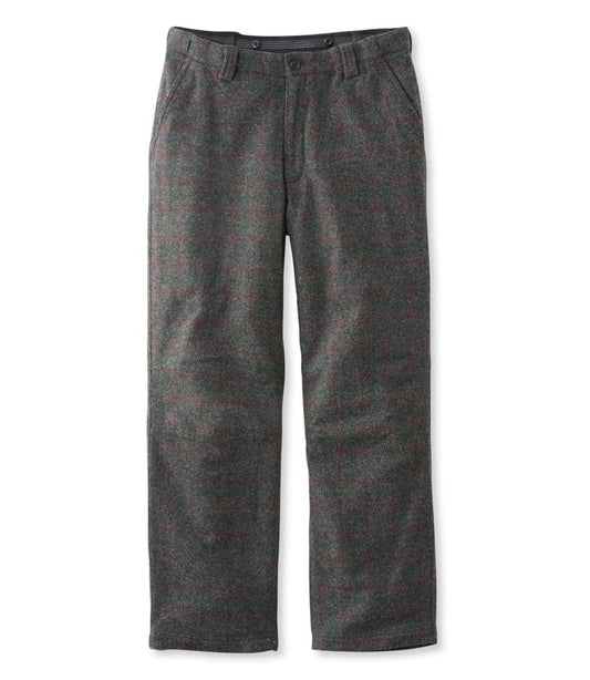 Men's Maine Guide Wool Pants with PrimaLoft, Plaid L.L.Bean Trending