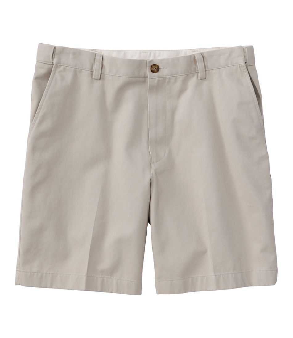 Men's Wrinkle-Free Double L® Chino Shorts, Natural Fit, Hidden Comfort Waist, 8" L.L.Bean New