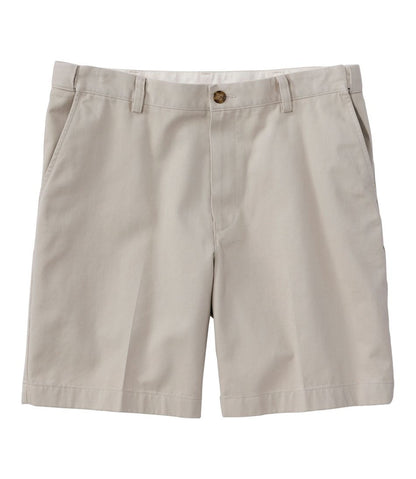 Men's Wrinkle-Free Double L® Chino Shorts, Natural Fit, Hidden Comfort Waist, 8" L.L.Bean New