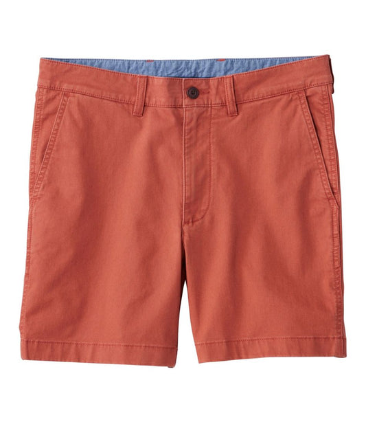 Men's Lakewashed® Stretch Khaki Shorts, 6" L.L.Bean Essential