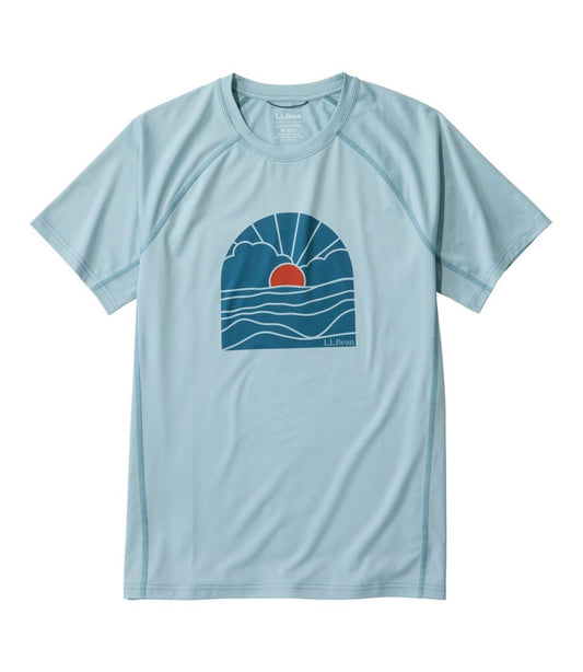 Men's Swift River Cooling Sun Shirt, Short-Sleeve Graphic L.L.Bean New