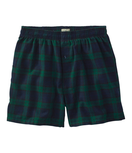 Men's Scotch Plaid Flannel Boxers L.L.Bean Classic