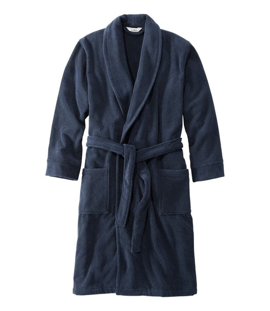 Men's Terry Cloth Cotton Robe L.L.Bean Premium