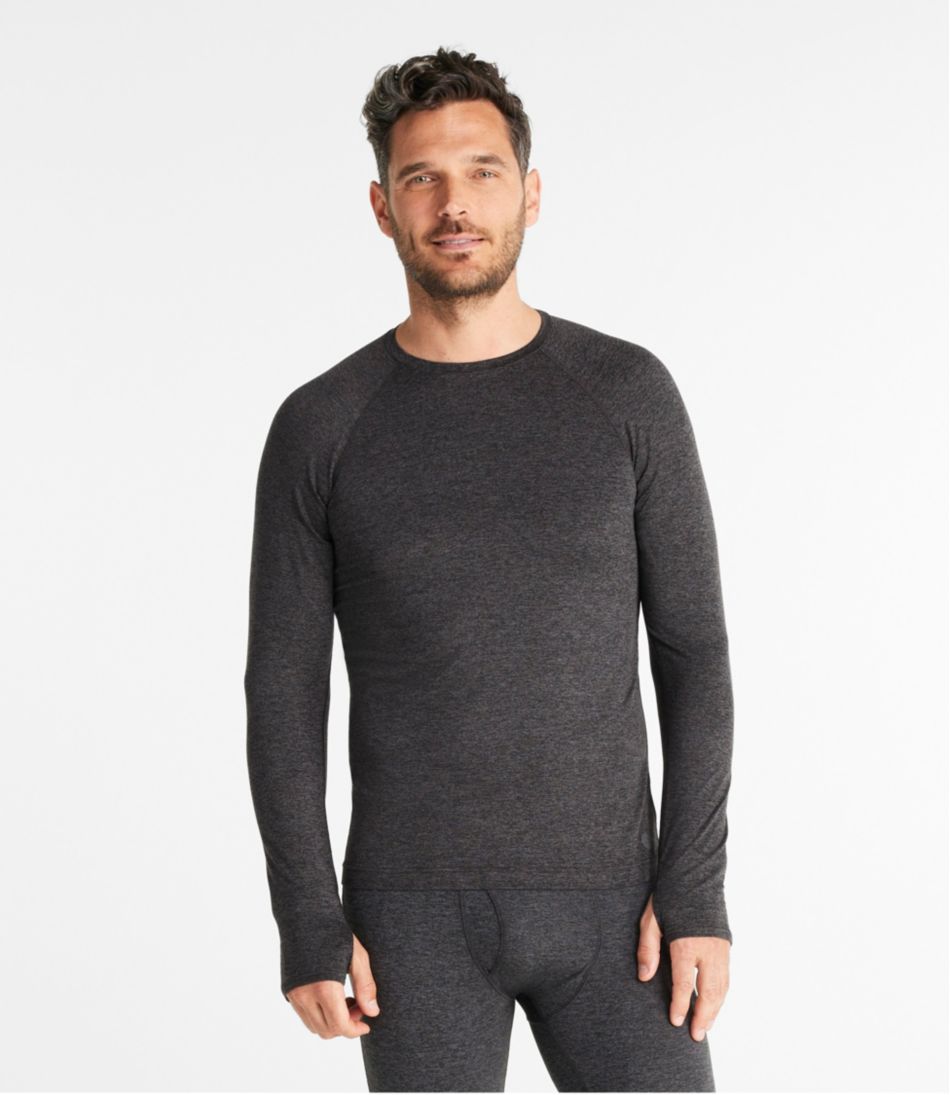 Men's L.L.Bean Simple Soft Base Layer, Crew L.L.Bean Popular