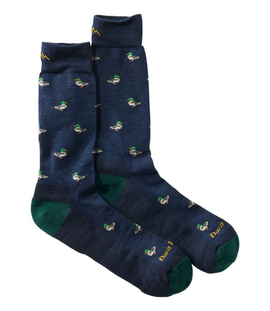 Men's Darn Tough Duck Duck Moose Crew Socks L.L.Bean New