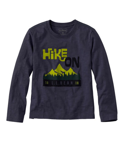 Kids' Graphic Tee, Long-Sleeve Glow-in-the-Dark L.L.Bean New