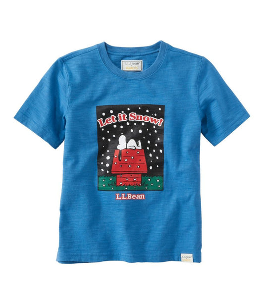 Kids' L.L.Bean x Peanuts Short-Sleeve Tee L.L.Bean New