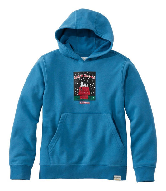 Kids' L.L.Bean x Peanuts Sweatshirt Hoodie L.L.Bean Featured