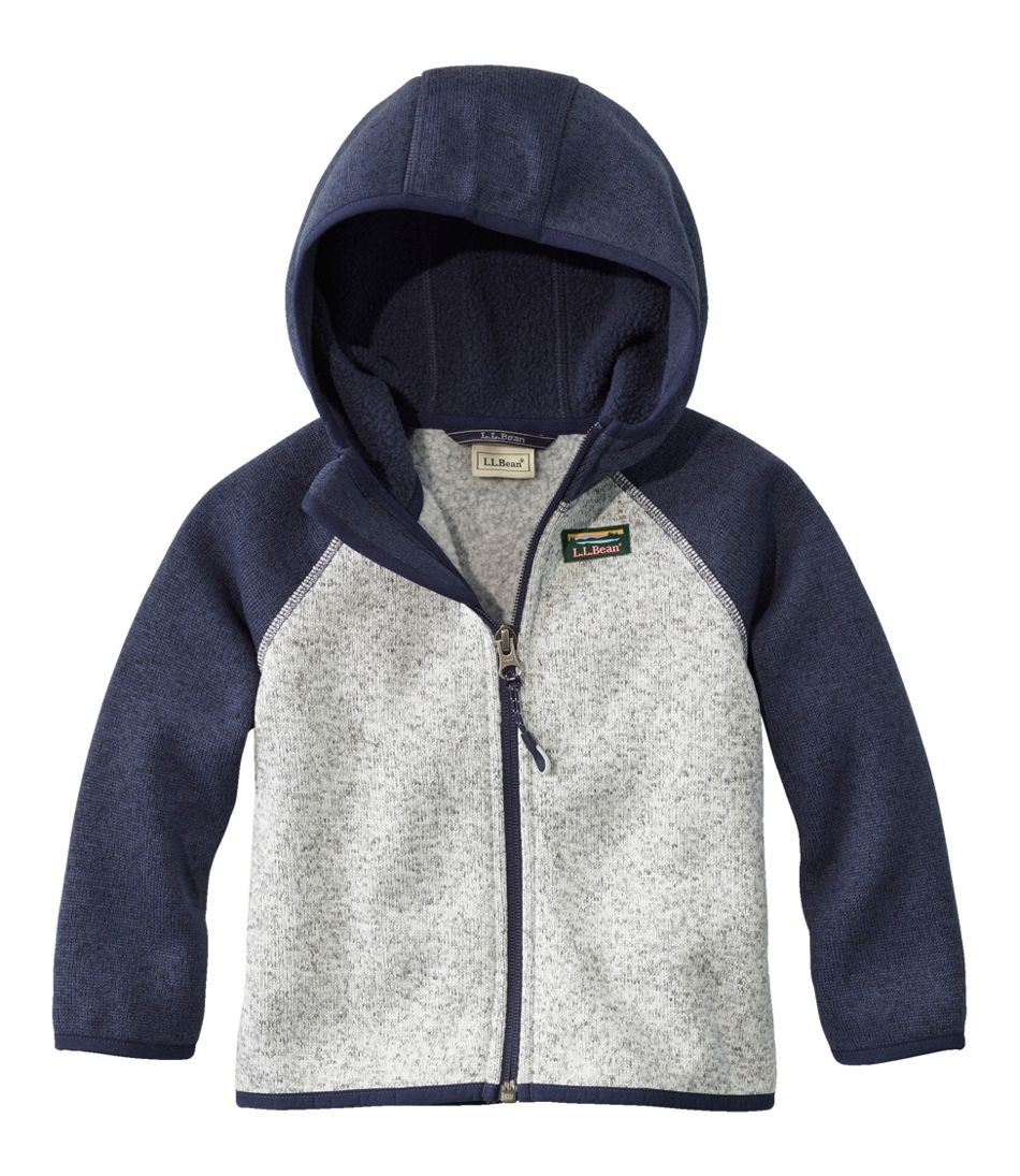 Infants' and Toddlers' L.L.Bean Sweater Fleece, Hooded Colorblock L.L.Bean Top Pick