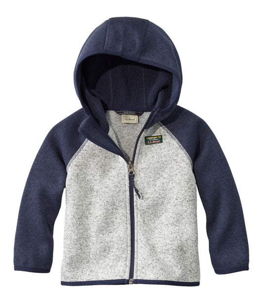 Infants' and Toddlers' L.L.Bean Sweater Fleece, Hooded Colorblock L.L.Bean Top Pick