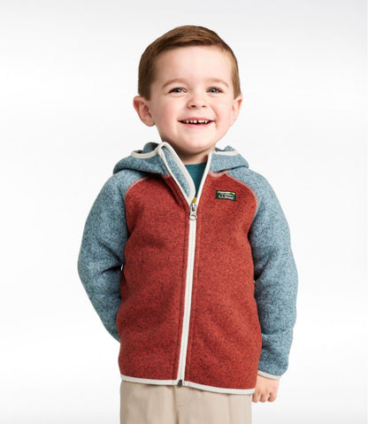 Infants' and Toddlers' L.L.Bean Sweater Fleece, Hooded Colorblock L.L.Bean Top Pick