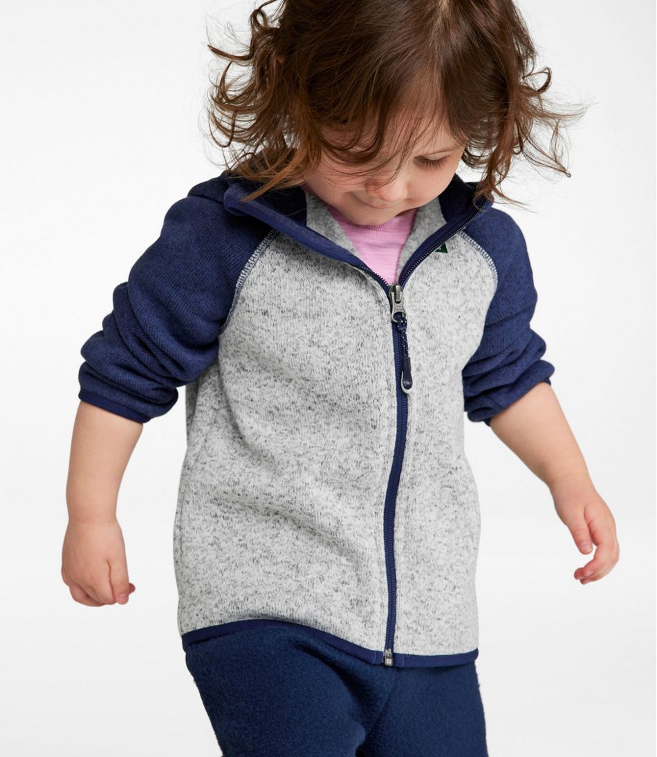 Infants' and Toddlers' L.L.Bean Sweater Fleece, Hooded Colorblock L.L.Bean Top Pick