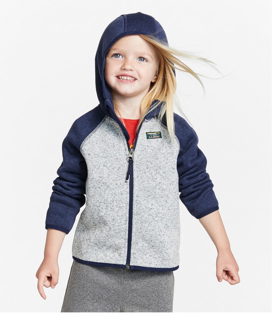Infants' and Toddlers' L.L.Bean Sweater Fleece, Hooded Colorblock L.L.Bean Top Pick