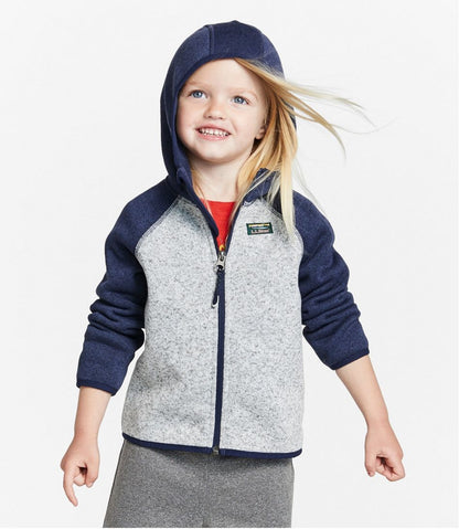 Infants' and Toddlers' L.L.Bean Sweater Fleece, Hooded Colorblock L.L.Bean Top Pick