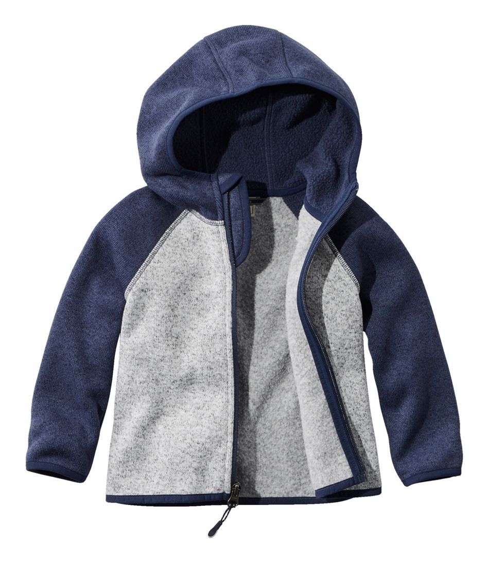 Infants' and Toddlers' L.L.Bean Sweater Fleece, Hooded Colorblock L.L.Bean Top Pick