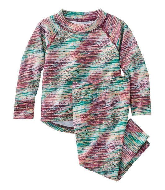 Toddlers' Wicked Warm Midweight Underwear Set, Print L.L.Bean Everyday