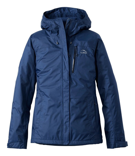 Women's Trail Model Rain Jacket, Fleece-Lined L.L.Bean Premium