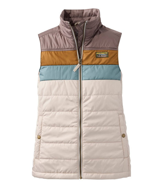Women's Mountain Classic Puffer Vest, Colorblock L.L.Bean Best Seller