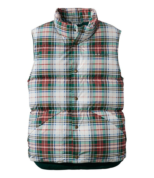 Adults' Bean's Trail Model Down Vest '82, Print L.L.Bean Value