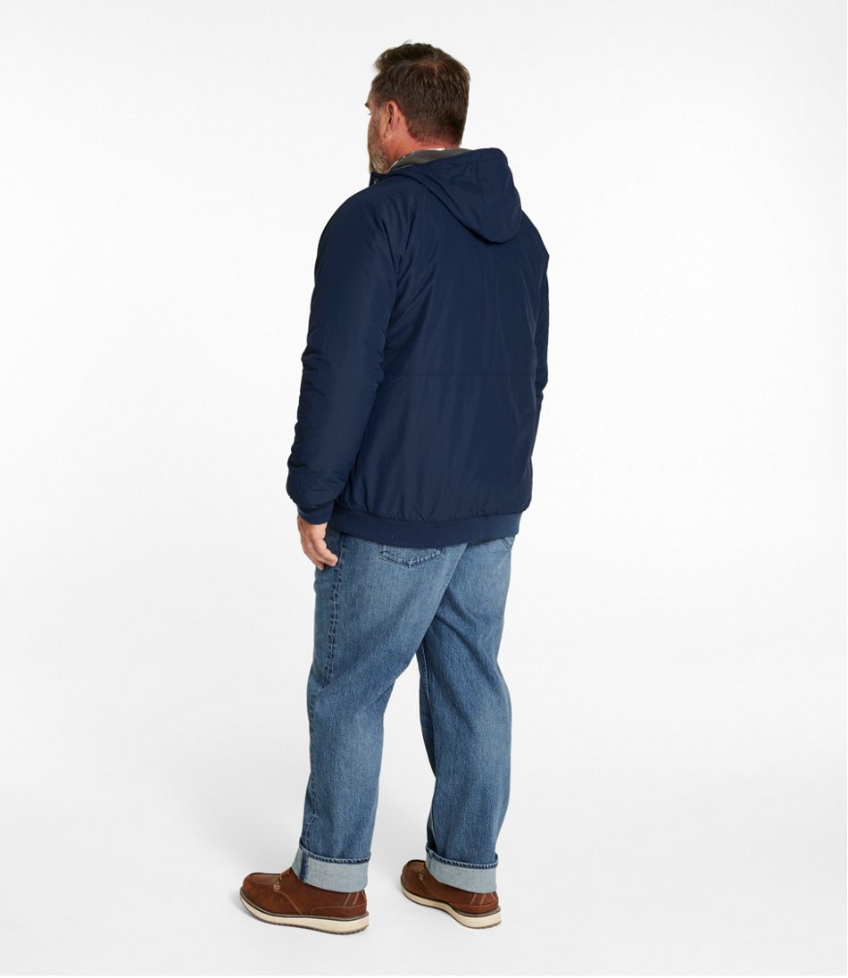 Men's Insulated 3-Season Bomber Hooded Jacket L.L.Bean Best Seller