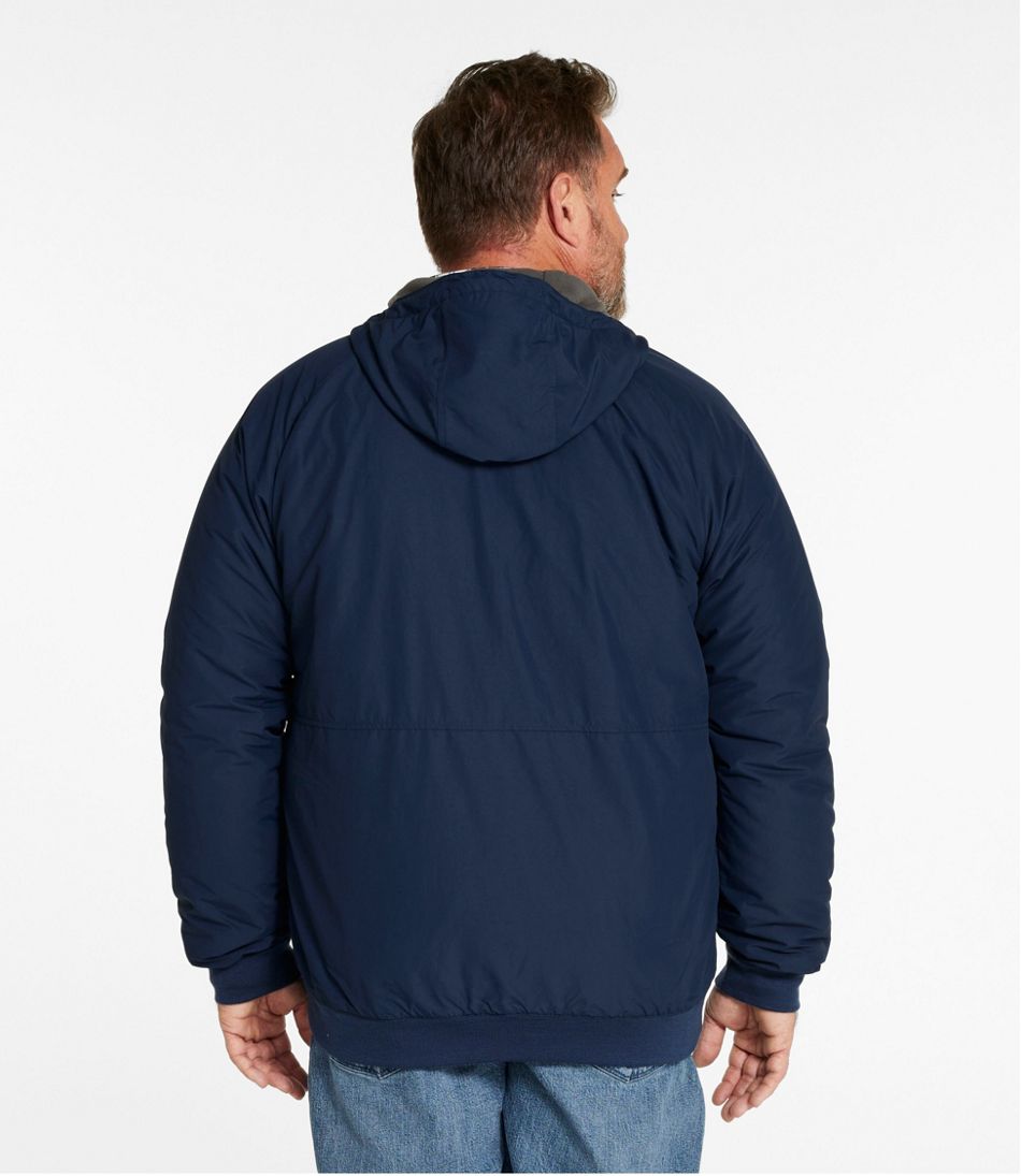 Men's Insulated 3-Season Bomber Hooded Jacket L.L.Bean Best Seller