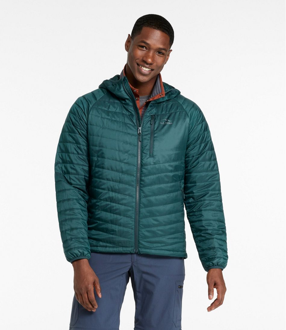 Men's PrimaLoft Packaway Hooded Jacket L.L.Bean Premium