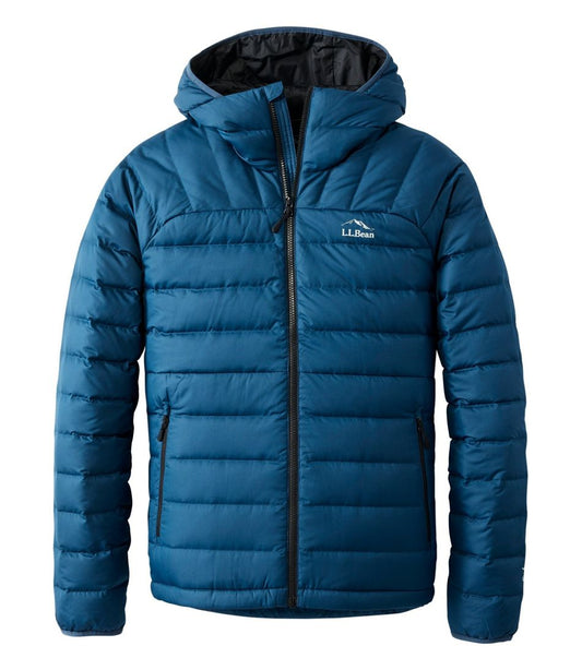 Men's Bean's Down Hooded Jacket L.L.Bean Featured