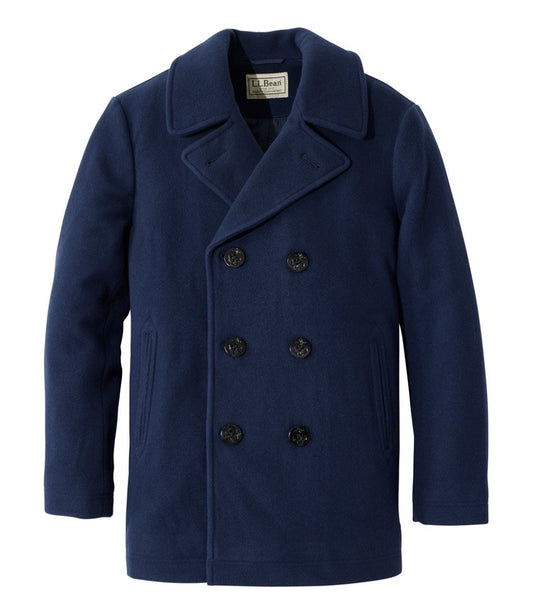 Authentic wool pea coat L.L.Bean Popular