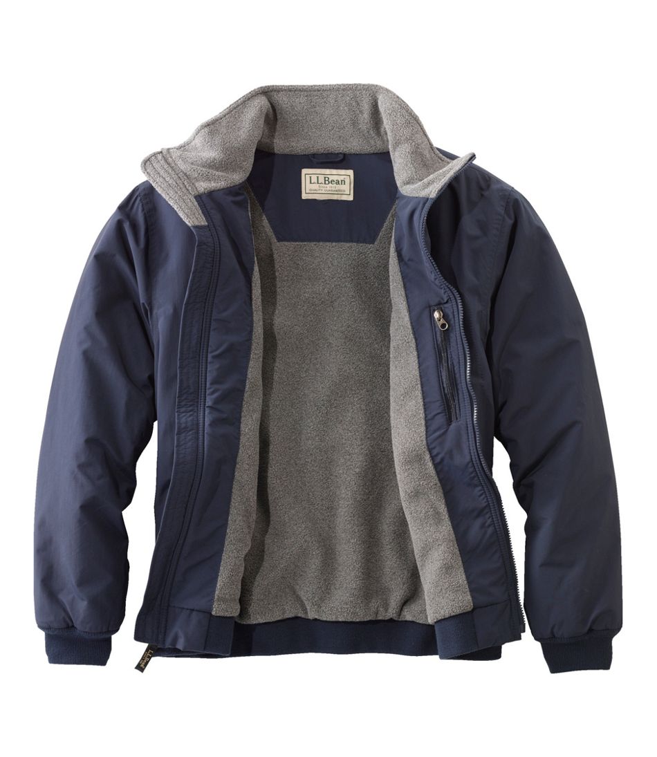 Men's Warm-Up Jacket, Fleece Lined L.L.Bean Essential