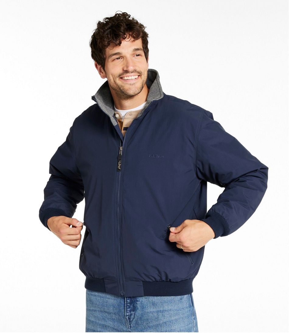 Men's Warm-Up Jacket, Fleece Lined L.L.Bean Essential