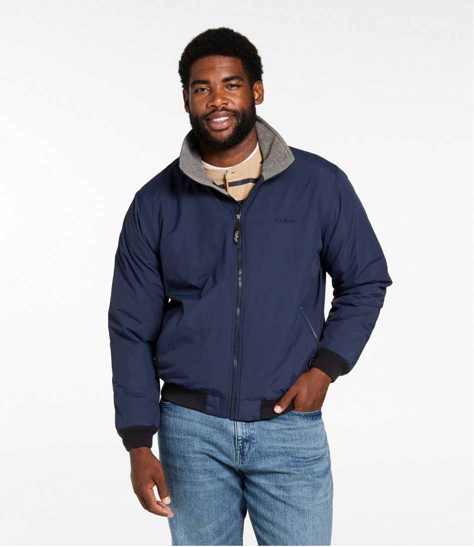 Men's Warm-Up Jacket, Fleece Lined L.L.Bean Essential